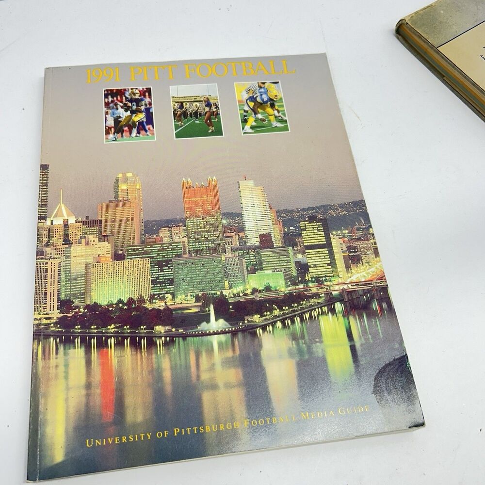Vintage NCAA 1991 PITTSBURGH PANTHERS PITT Football Huge TV Media Press Guide